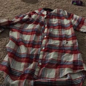 Old navy red plaid shirt